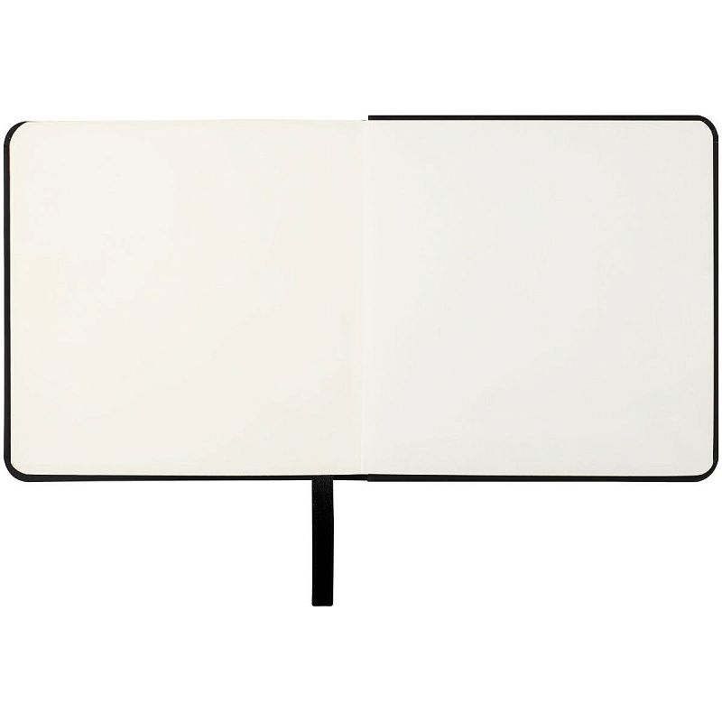 Скетчбук 80л., 120*120 Гамма "Студия", черный, твердая обложка, на резинке, слоновая кость, 140г/м2