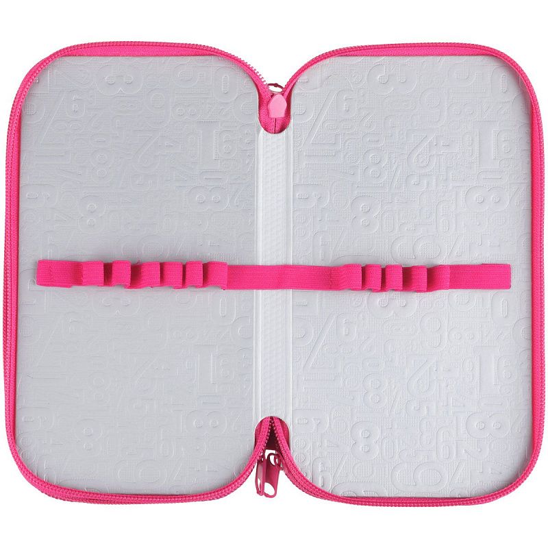 Пенал 3 отделения, 190*110 ArtSpace "GirlsDay", ламинированный картон, софт-тач 