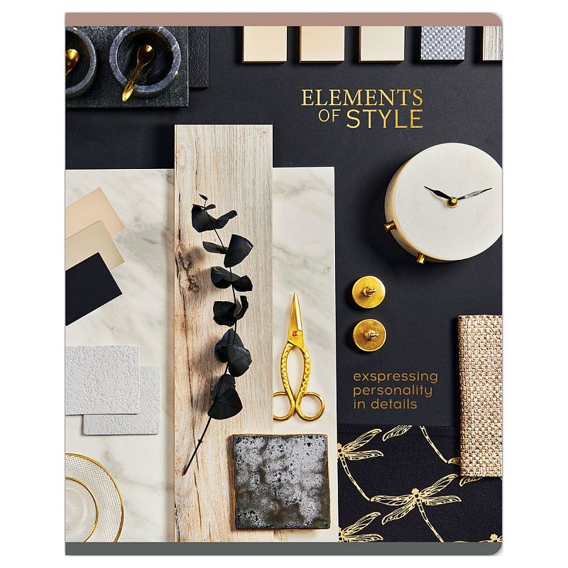 Тетрадь 48л., А5, клетка Greenwich Line "Stylish details", матовая ламинация, тиснение фольгой, 70г/м2