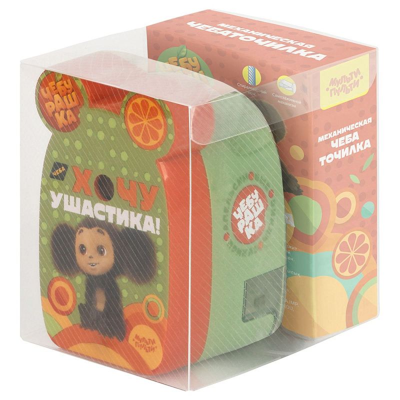 Точилка механическая Мульти-Пульти "Чебурашка" 