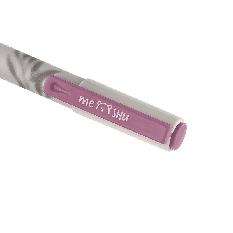 Ручка шариковая MESHU "Grace twigs" синяя, 0,5мм, корпус ассорти 