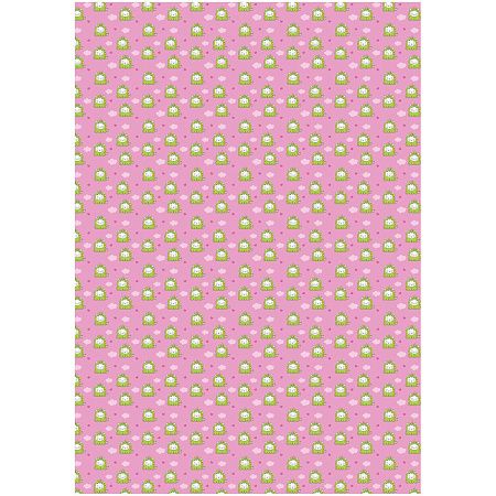 Упаковочная бумага глянц. 70*100см, MESHU "Милые котята", 80г/м2