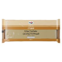 Пластилин скульптурный Гамма "Студия", телесный, твердый, 1кг, пакет