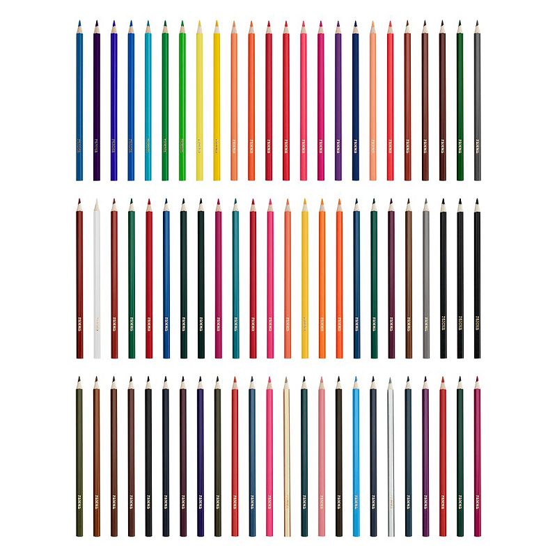 Карандаши цветные Гамма "Классические", 72цв., заточен., картон. упак., европодвес