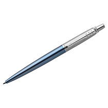 Ручка шариковая Parker "Jotter Waterloo Blue CT" синяя, 1,0мм, кнопочн., подарочная упаковка