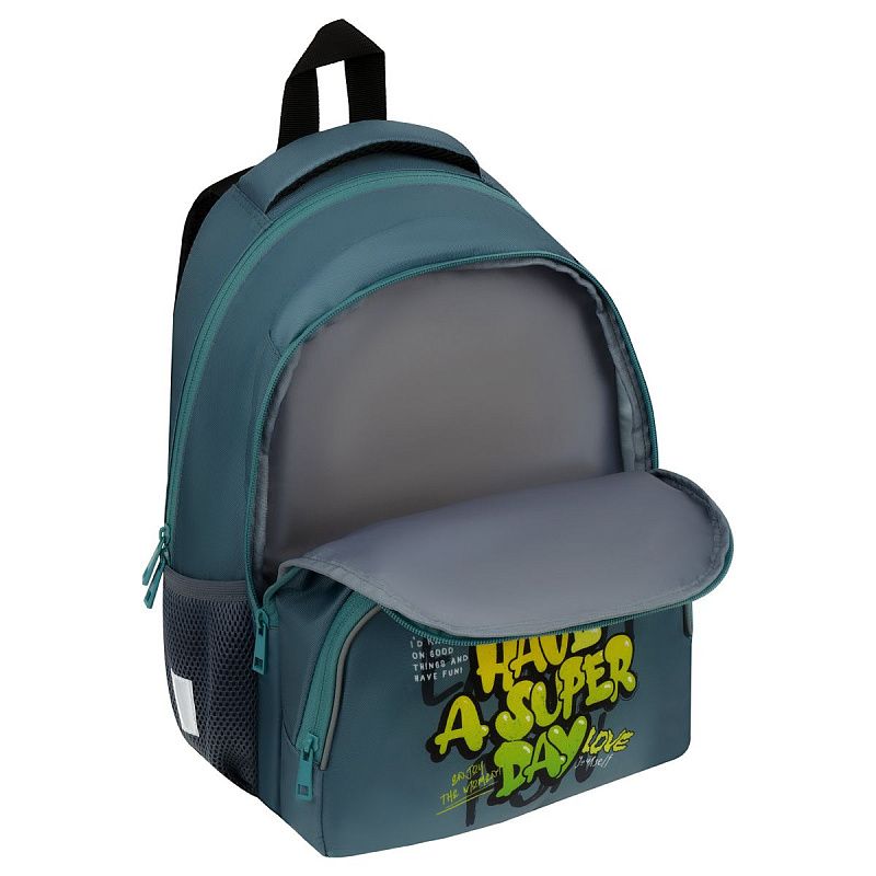 Рюкзак ArtSpace School "Bear", 40*28*18см, 2 отделения, 3 кармана, уплотн. спинка 