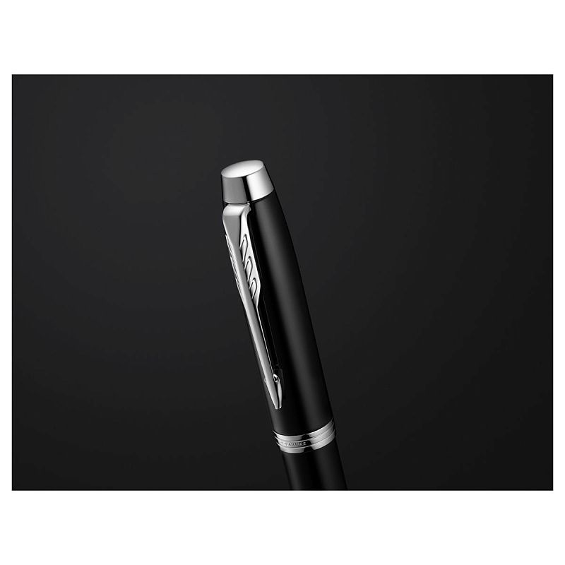 Ручка перьевая Parker "IM Black CT" синяя, 0,8мм, подарочная упаковка 