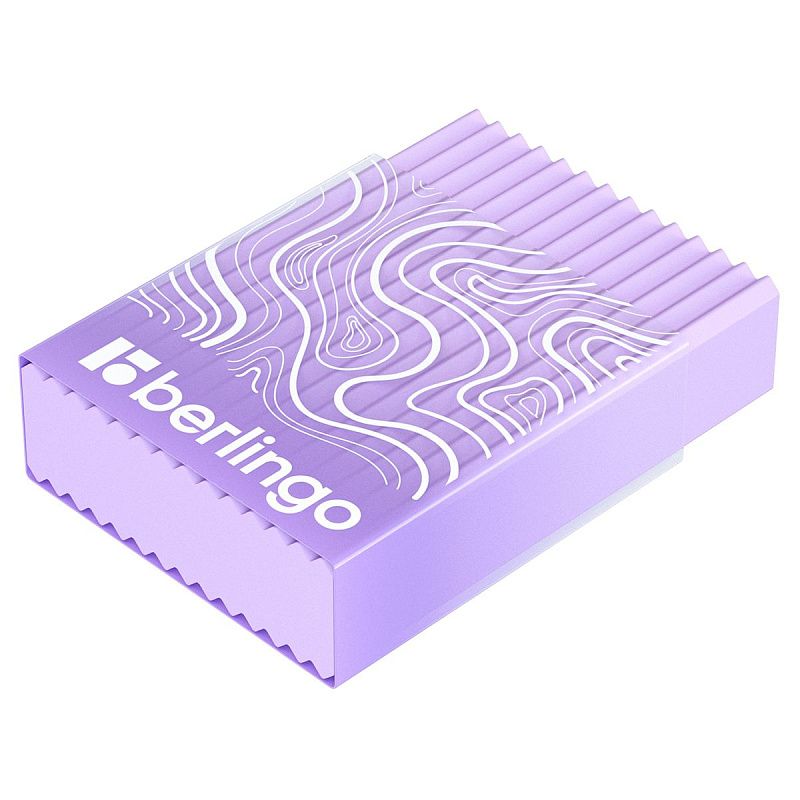 Ластик Berlingo "Gradient" прямоугольный, пластиковый кейс, Eco-Pvc, 45*32*11мм 