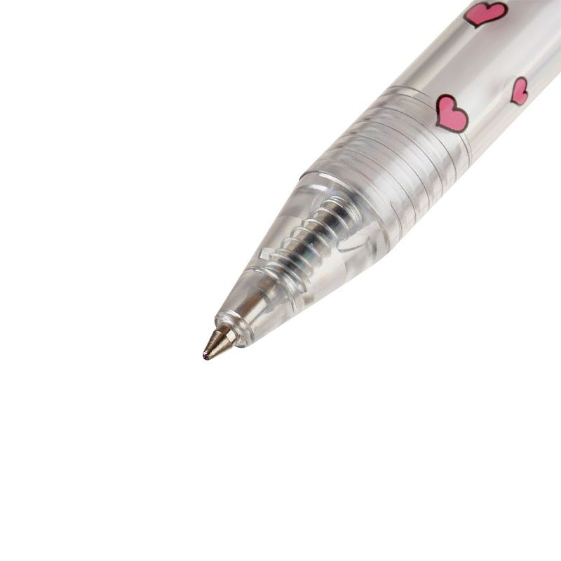 Ручка шариковая автоматическая MESHU "Cats Lovers" синяя, 0,7мм, корпус ассорти 