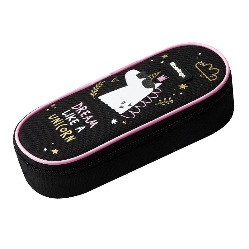 Пенал корпусный 1 отделение, 220*90*45 мм, Berlingo "Dream Like A Unicorn", полиэстер