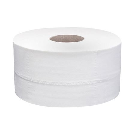 Бумага туалетная Focus Mini Jumbo (T2), 2 слойн, 170м/рул., тиснение, белая 
