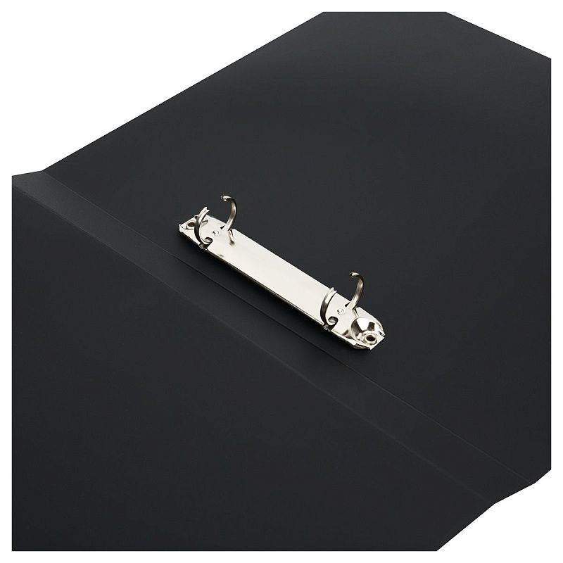 Папка на 2 кольцах OfficeSpace "Вита" А4, 25мм, 500мкм, пластик, черная 