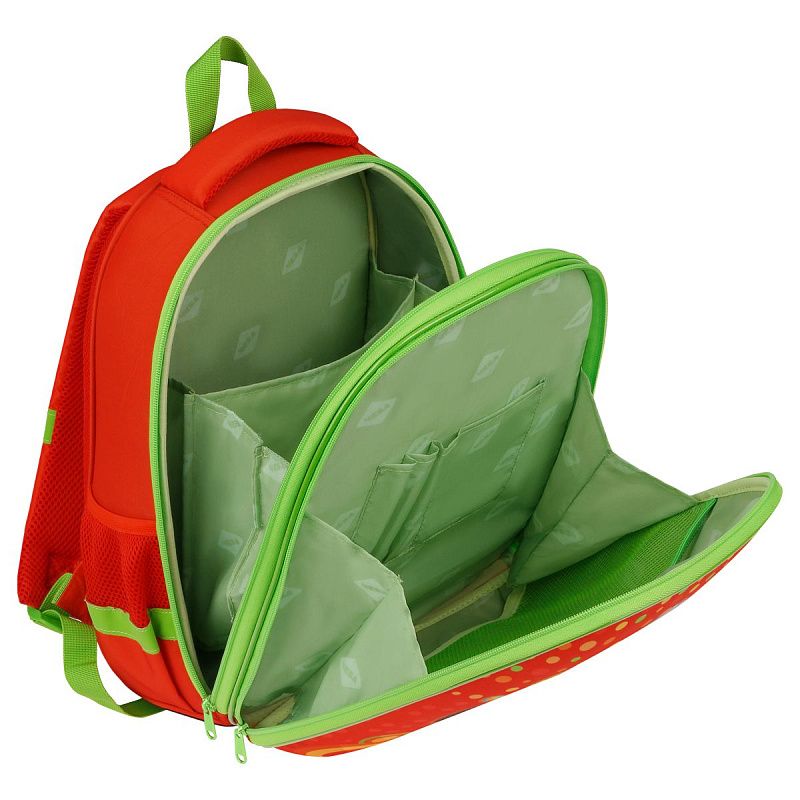 Ранец Мульти-Пульти "Чебурашка" 39*30*18см, 2 отделения, 2 кармана, анатомическая спинка, пенал в комплекте 