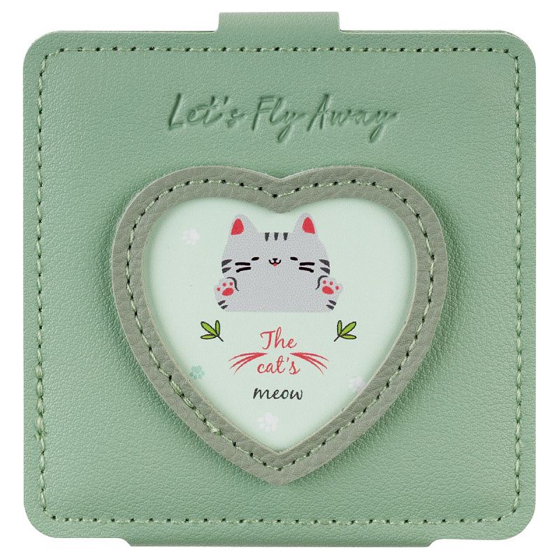 Зеркальце карманное складное MESHU "Cat's meow"