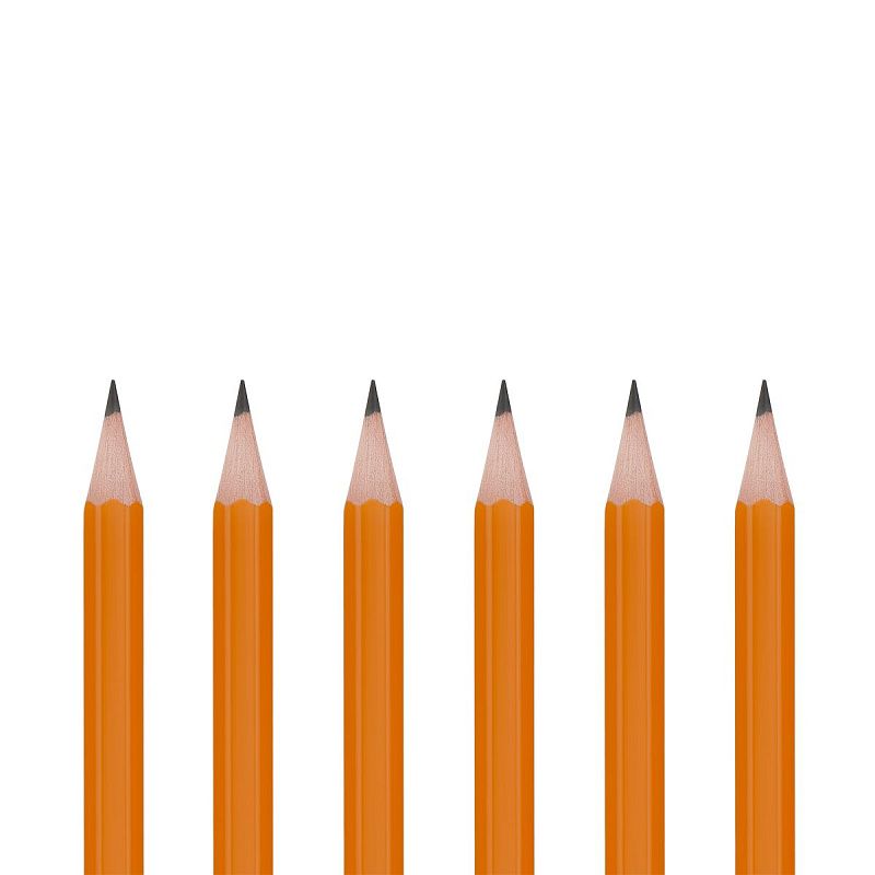 Набор карандашей ч/г Koh-I-Noor "1501" 6шт., HB-8B, заточен., картон. упак., европодвес 