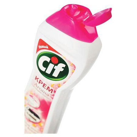 Чистящее средство 500 мл, CIF (Сиф) "Розовая свежесть", крем 