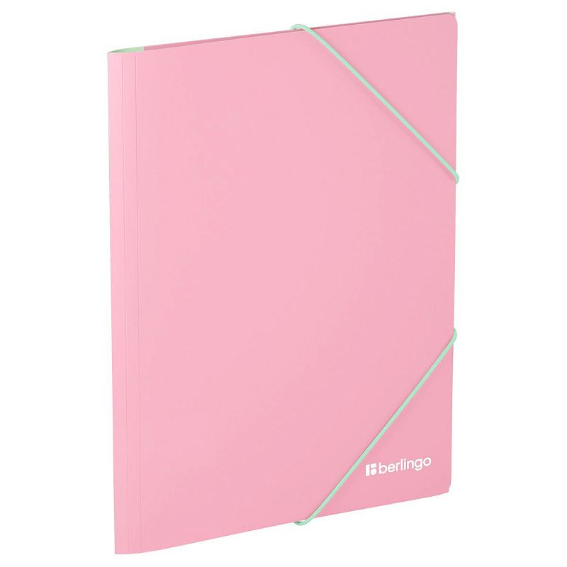 Папка на резинке Berlingo "Haze" А4, пластик, 600мкм, софт-тач, ассорти 