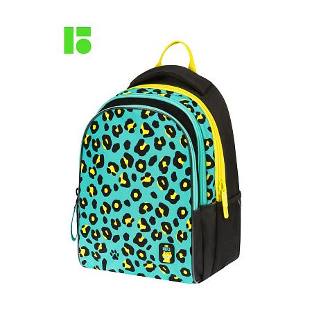 Рюкзак Berlingo inStyle "Leo blue" 41*27*20см, 3 отделения, 2 кармана, эргономичная спинка 