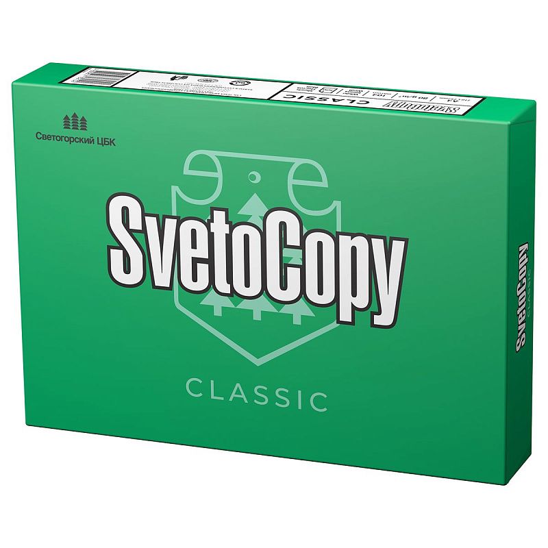 Бумага SvetoCopy "Classic" А4, Марка С, 500л.