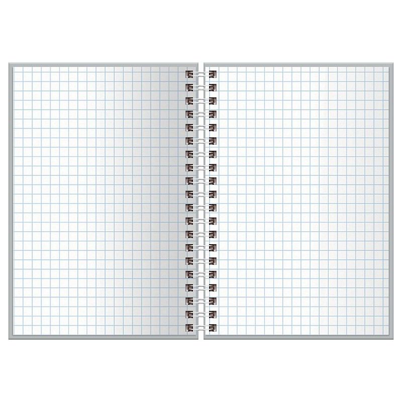 Записная книжка А6 80л., на гребне BG "Minimal", глянцевая ламинация, тиснение фольгой, твердая обложка