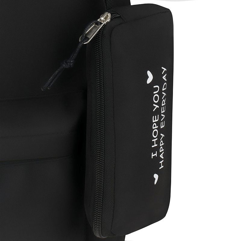 Рюкзак MESHU "Heart", 43*30*13см, 1 отделение, 3 кармана, уплотненная спинка,  в комплекте пенал 19,5*9,5*2см 