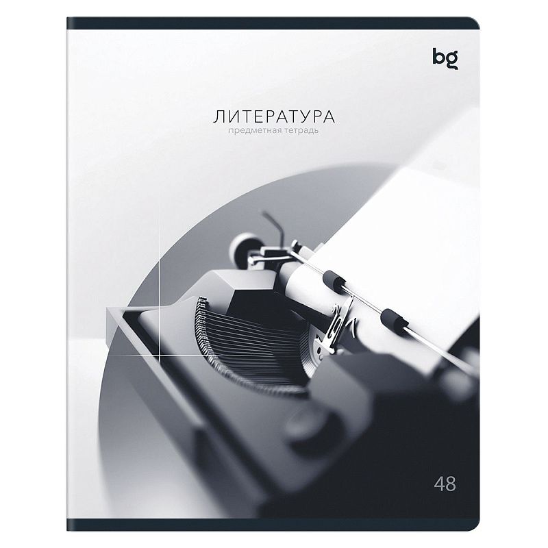 Тетрадь предметная 48л. BG "В гранях разума" - Литература, матовая ламинация