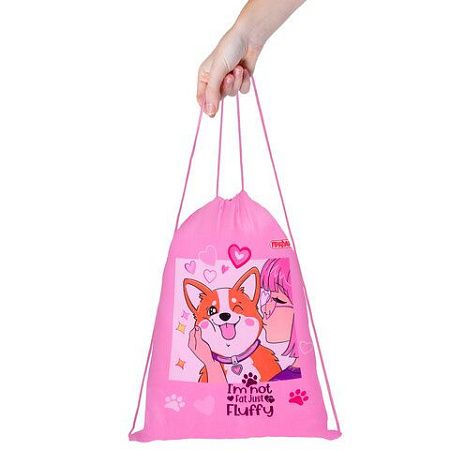 Мешок для обуви ПИФАГОР, 1 отделение, 40х32 см, Fluffy akita, 272385 