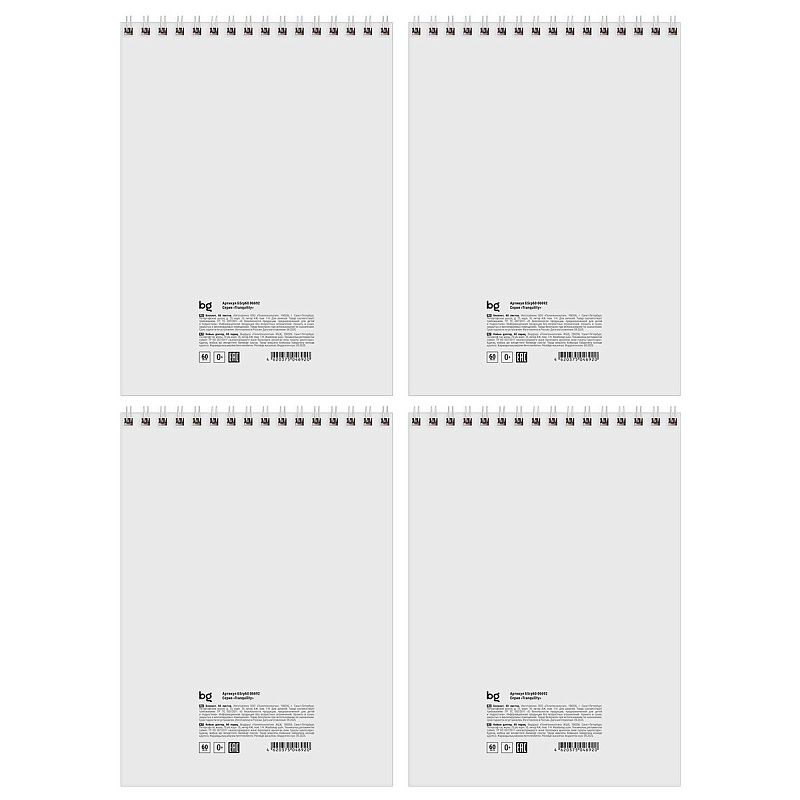 Блокнот А5 60л. на гребне BG "Tranquility", твердая подложка