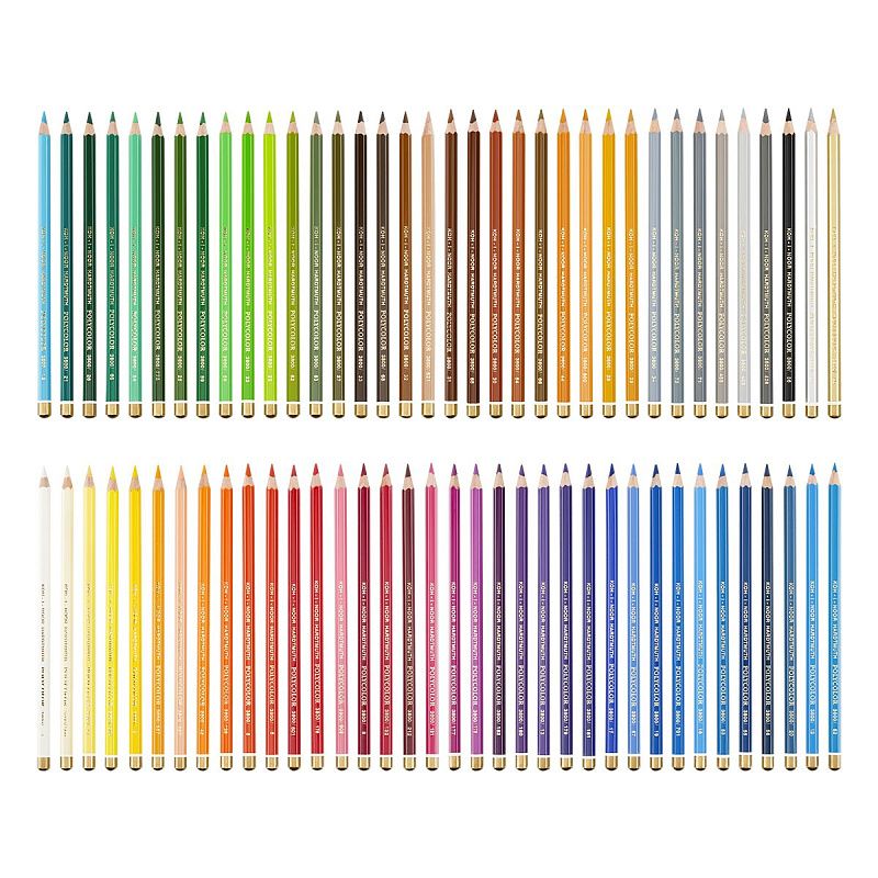 Карандаши цветные художественные Koh-I-Noor "Polycolor", 72цв., заточен., метал. пенал