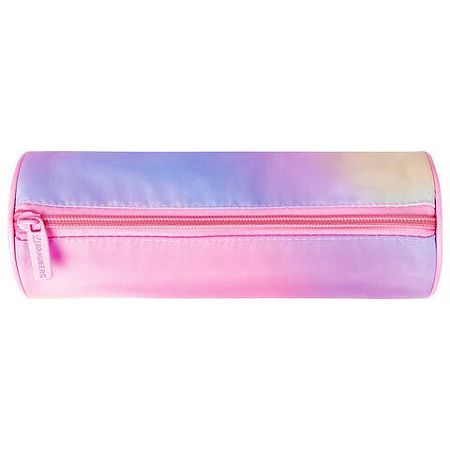 Пенал-тубус BRAUBERG, с эффектом Soft Touch, мягкий, "Rainbow Cloud", 22х8 см, 229013 
