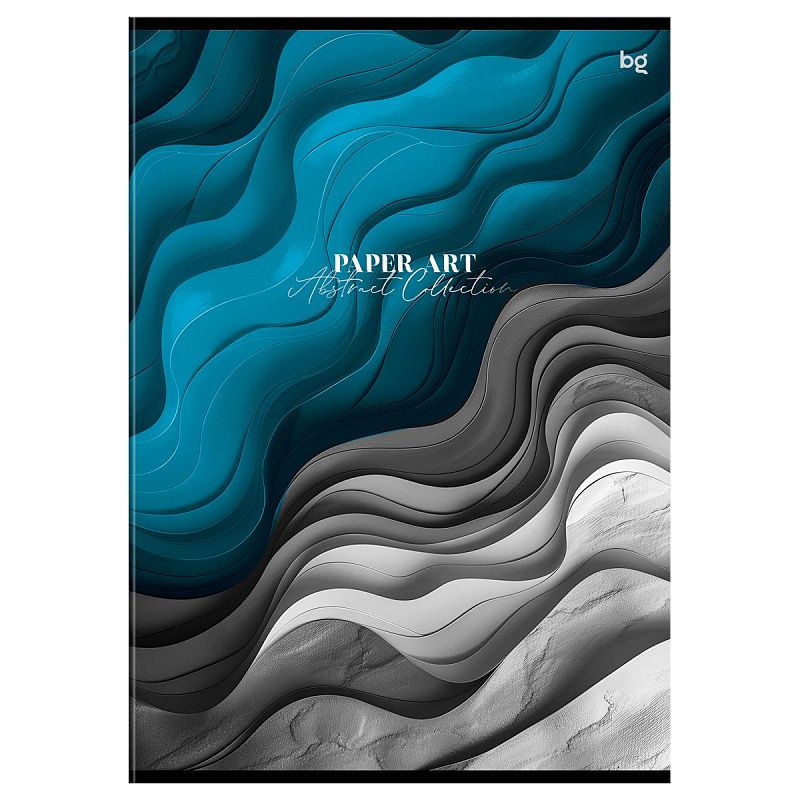 Тетрадь 96л., А4, клетка BG "Paper art", матовая ламинация