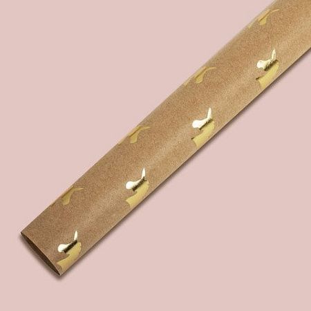 Бумага упаковочная крафт С ЭФФЕКТАМИ НАБОР 3 шт., "Trendy Kraft", 70х100 см, ЗОЛОТАЯ СКАЗКА, 591938