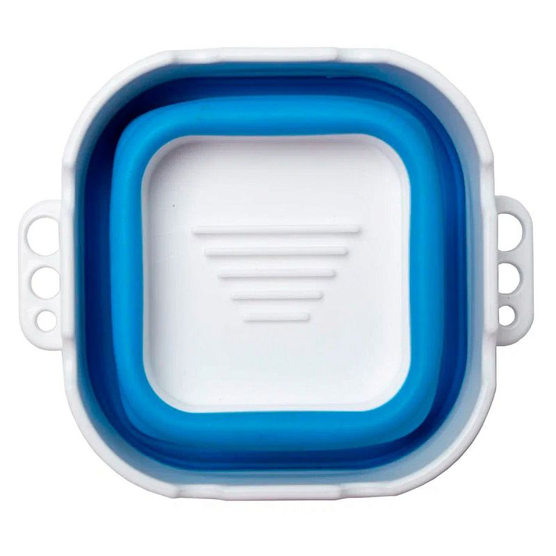 Стакан для воды "Белые ночи" складной, диаметр 9,8 см, высота 8 см, синий