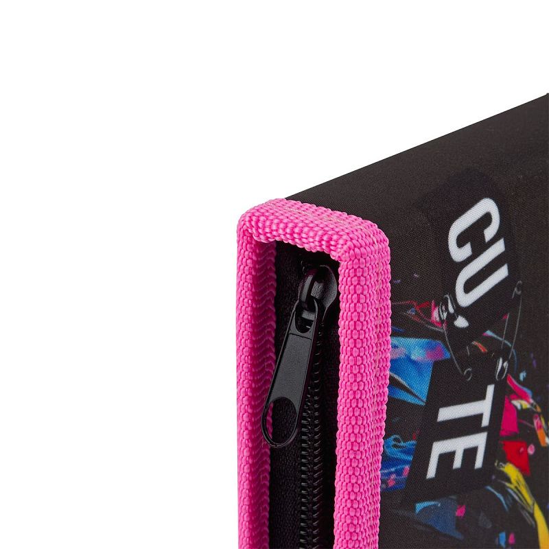 Пенал 1 отделение, 200*130 ArtSpace "Anime Girl", доп. секция, ткань 