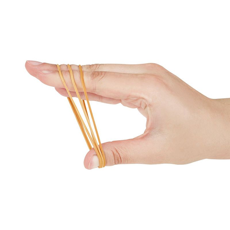 Банковская резинка 1кг OfficeSpace, диаметр 60мм, натуральный цвет