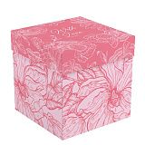 Коробка складная подарочная MESHU "Flowers", (15*15*15см)