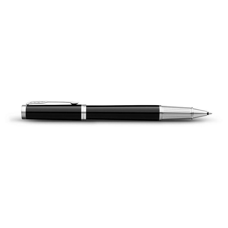 Ручка-роллер Parker "Ingenuity Black CT" черная, 0,5мм, подарочная упаковка 