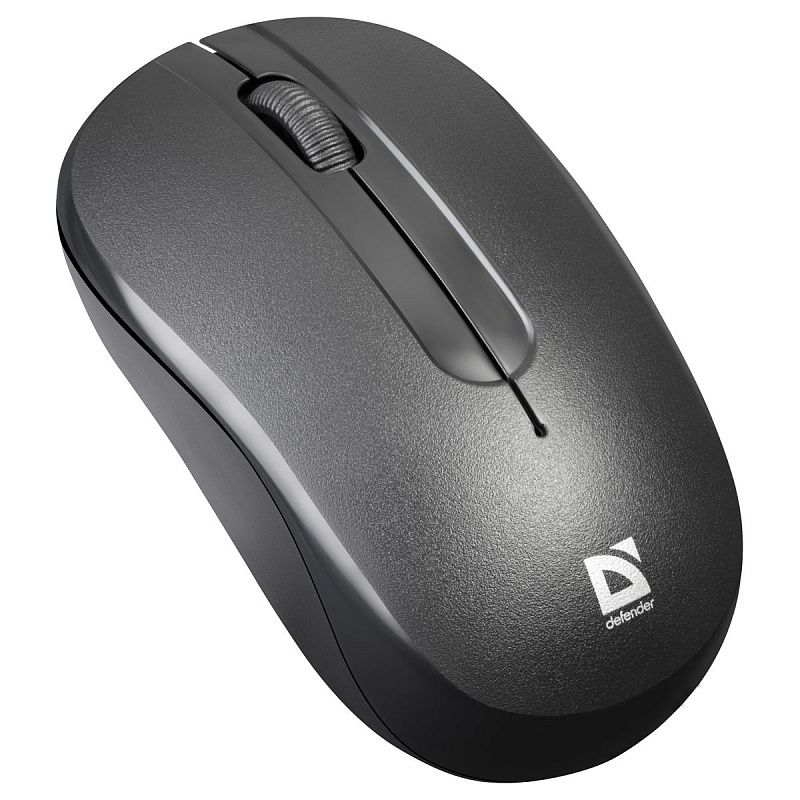 Мышь беспроводная Defender Hit MM-495, черный, 2btn+Roll