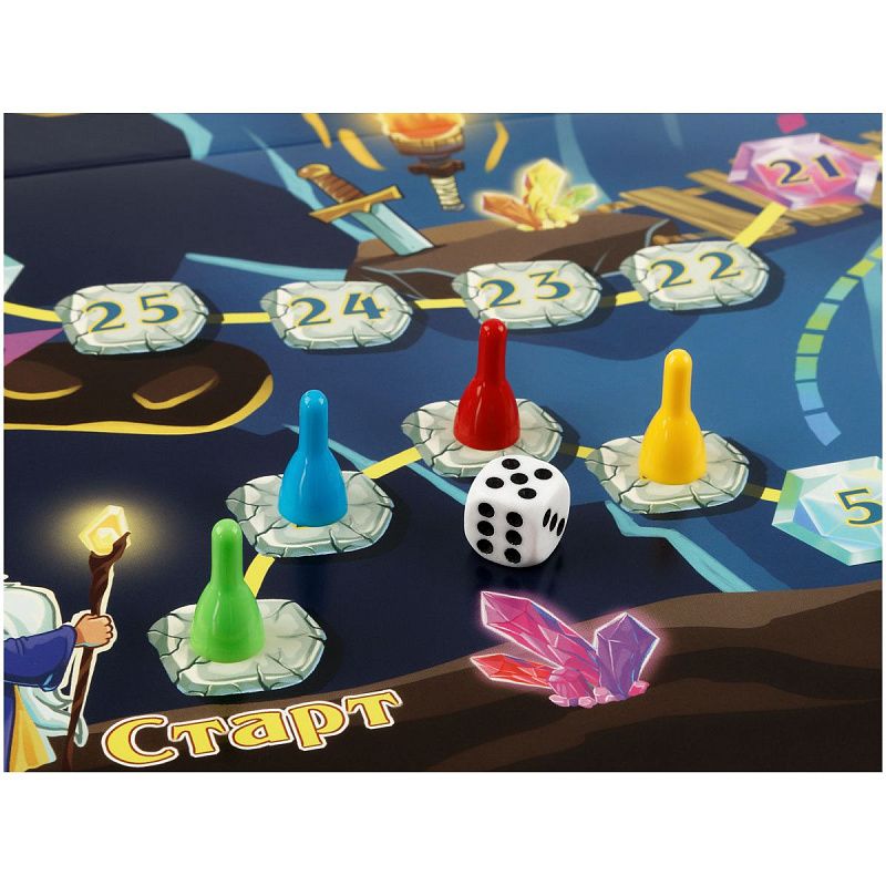 Игра настольная ТРИ СОВЫ "Ходилка-бродилка. Подземелье", пакет с европодвесом 