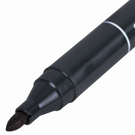 Маркер перманентный CENTROPEN 2836, ЧЕРНЫЙ, круглый наконечник, 2 мм, 6 2836 0012 