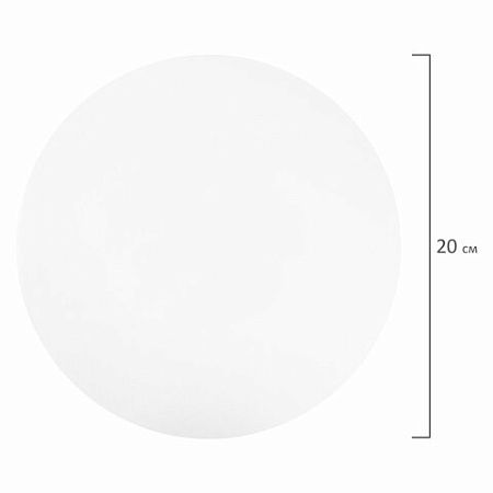 Холсты на подрамнике 3 шт., круглые 20, 30, 40 см, грунтованные, 380 г/м2, 100% хлопок, BRAUBERG ART, 192330