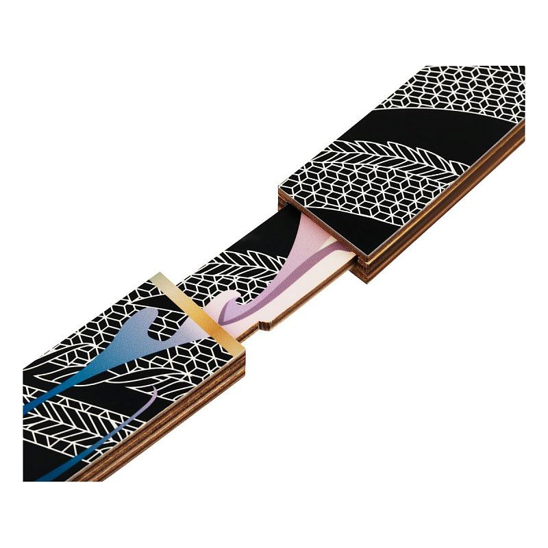 Нож деревянный ТРИ СОВЫ Танто, "Поток", пакет с европодвесом 