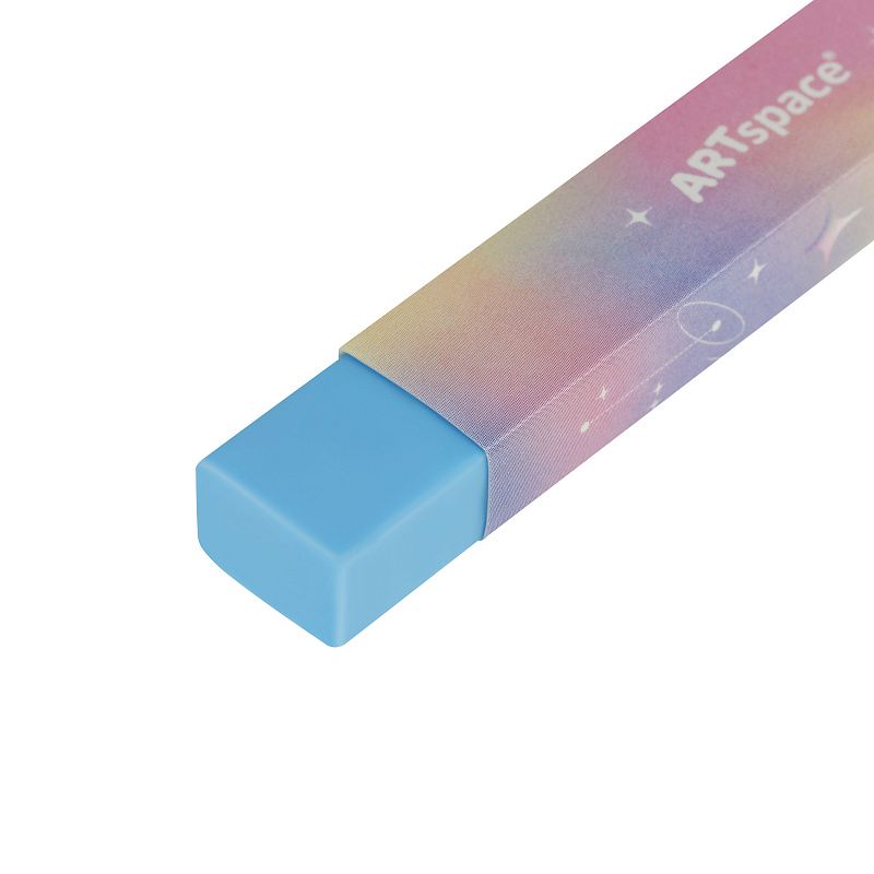 Ластик ArtSpace "Flow", прямоугольный, 84*13*10мм, ПВХ 