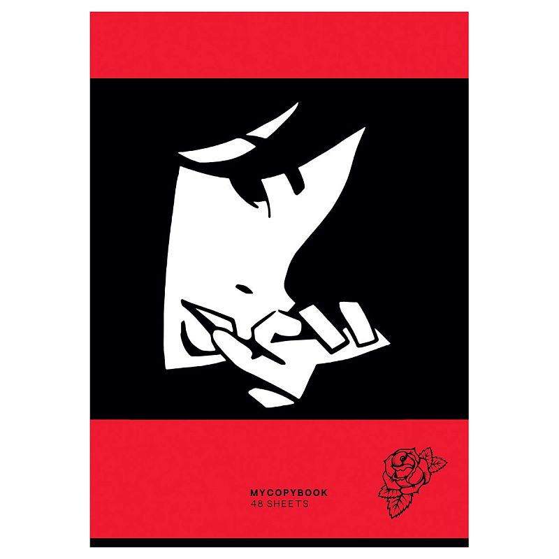 Тетрадь 48л., А4, клетка BG "Фото в ленту", глянцевая ламинация