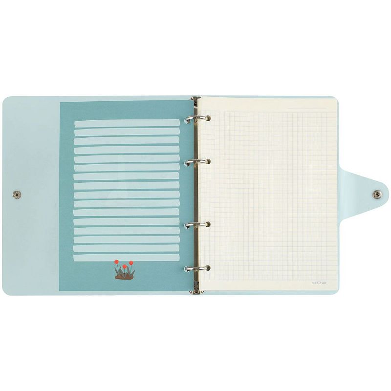 Тетрадь на кольцах 120л., А5, клетка MESHU "Quack-Quack", с пластиковой обложкой