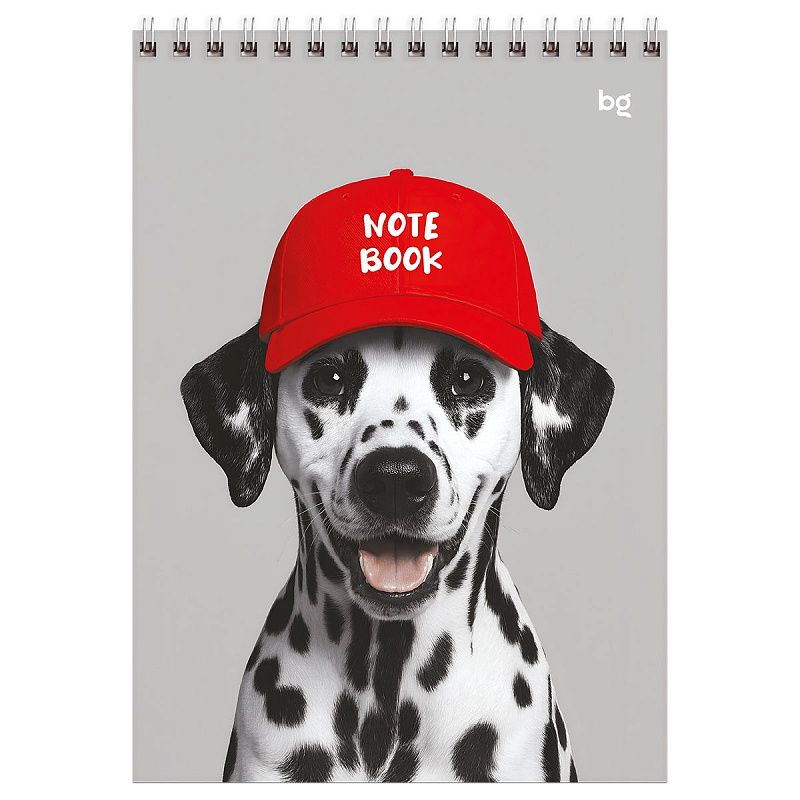 Блокнот А5 60л. на гребне BG "Pet and red", твердая подложка