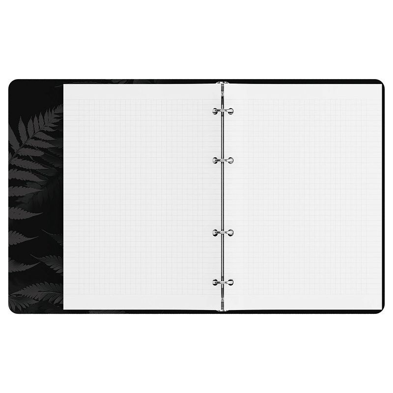 Тетрадь на кольцах А5, 120л., BG "Minimalism plants", картон, матовая ламинация, тиснение фольгой