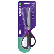 Ножницы Berlingo "Easycut 350", 23см, сиреневые, эргономичные ручки, мягкие вставки, европодвес Ножницы Berlingo "Easycut 350", 23см, сиреневые, эргономичные ручки, мягкие вставки, европодвес