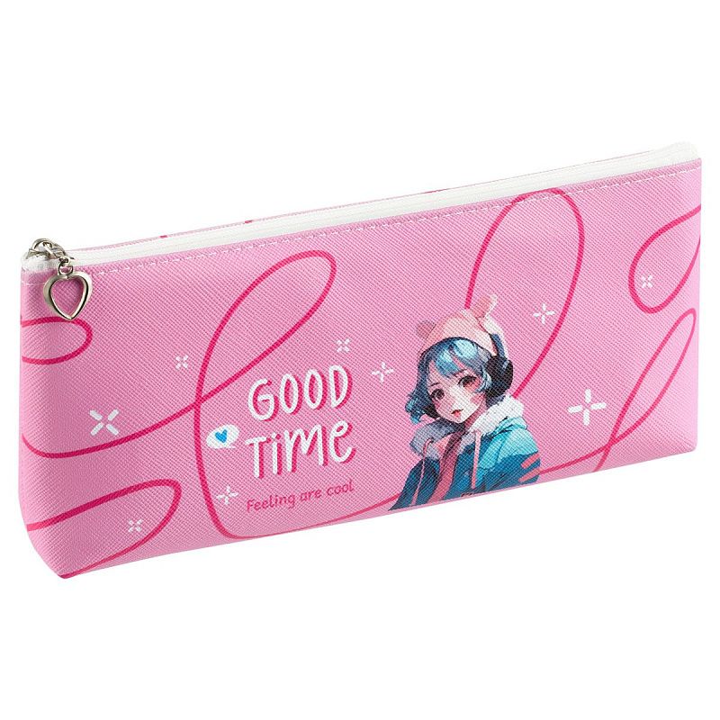 Пенал мягкий 200*85*30 MESHU "Good time", искусственная кожа 