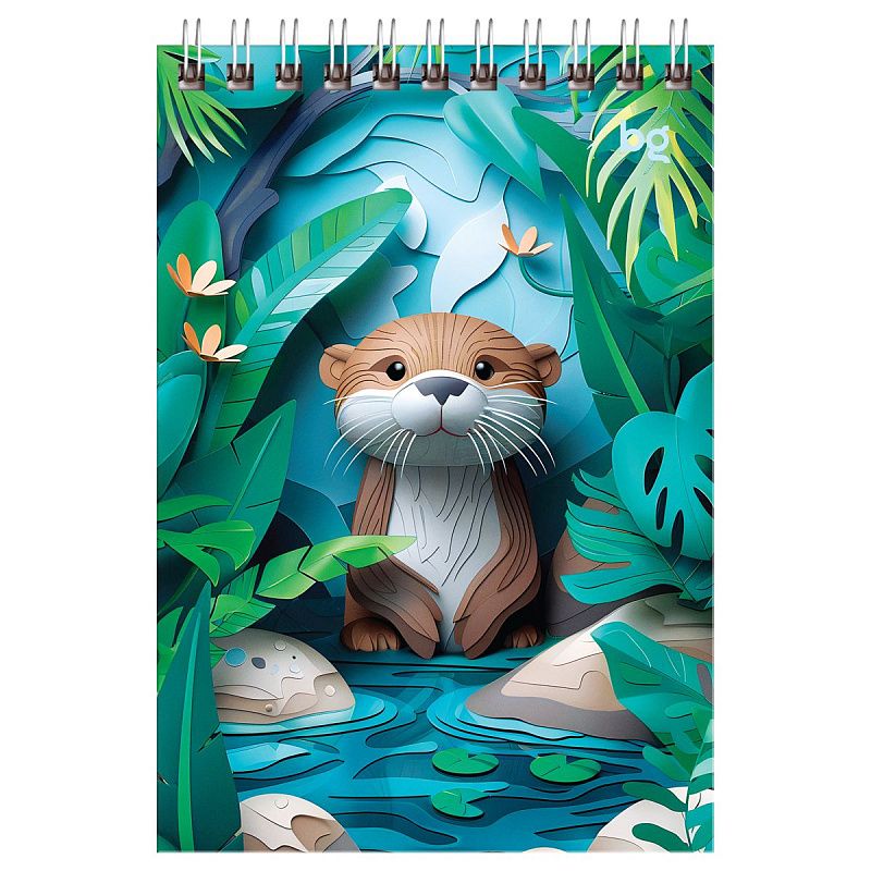 Блокнот А6 40л. на гребне BG "Paper art"